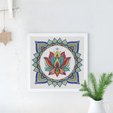 Crystal Rhinestone Diamond Painting Kit - Mandala flower - Hibah-Diamond?painting art studio