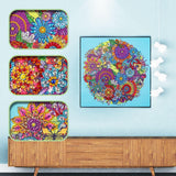 Crystal Rhinestone Diamond Painting Kit - Mandala flower - Hibah-Diamond?painting art studio