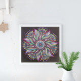 Crystal Rhinestone Diamond Painting Kit - Mandala Flower - Hibah-Diamond painting art studio