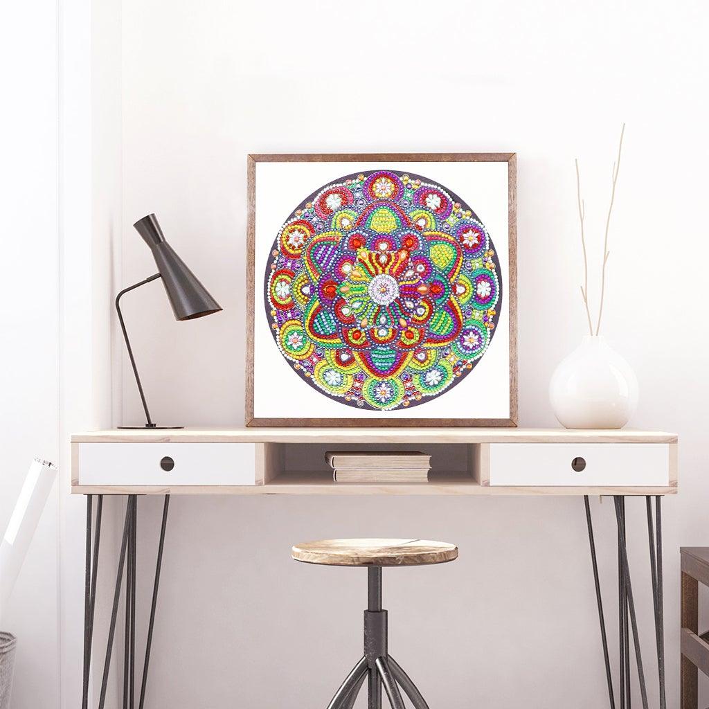 Crystal Rhinestone Diamond Painting Kit - Mandala flower - Hibah-Diamond?painting art studio