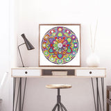 Crystal Rhinestone Diamond Painting Kit - Mandala flower - Hibah-Diamond?painting art studio