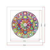 Crystal Rhinestone Diamond Painting Kit - Mandala flower - Hibah-Diamond?painting art studio