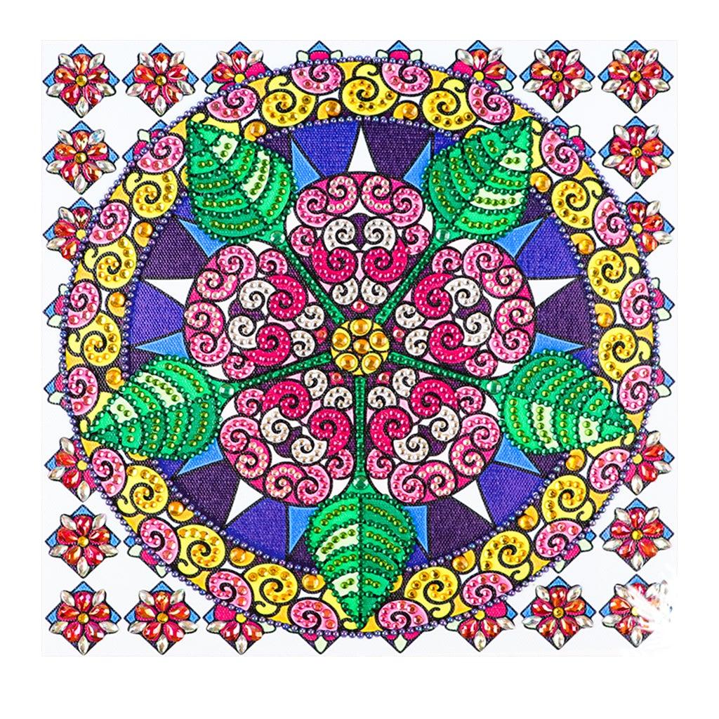 Crystal Rhinestone Diamond Painting Kit - Mandala - Hibah-Diamond painting art studio