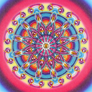 Crystal Rhinestone Diamond Painting Kit - Mandala - Hibah-Diamond painting art studio