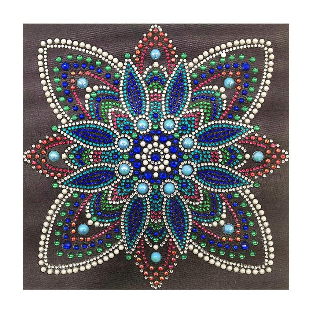 Crystal Rhinestone Diamond Painting Kit - Mandala - Hibah-Diamond painting art studio