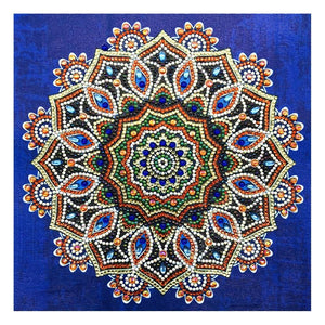 Crystal Rhinestone Diamond Painting Kit - Mandala - Hibah-Diamond painting art studio