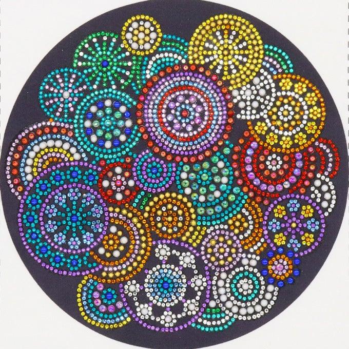 Crystal Rhinestone Diamond Painting Kit - Mandala - Hibah-Diamond painting art studio