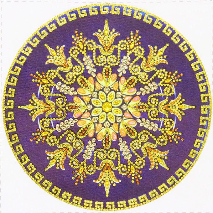 Crystal Rhinestone Diamond Painting Kit - Mandala - Hibah-Diamond painting art studio