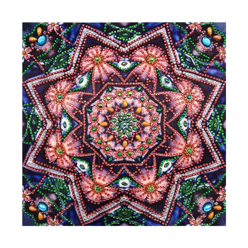 Crystal Rhinestone Diamond Painting Kit - Mandala - Hibah-Diamond painting art studio