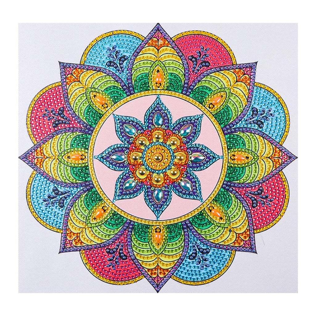 Crystal Rhinestone Diamond Painting Kit - Mandala - Hibah-Diamond painting art studio