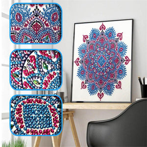 Crystal Rhinestone Diamond Painting Kit - Mandala - Hibah-Diamond painting art studio