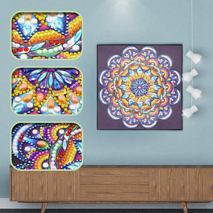 Crystal Rhinestone Diamond Painting Kit | Mandala - Hibah-Diamond?painting art studio
