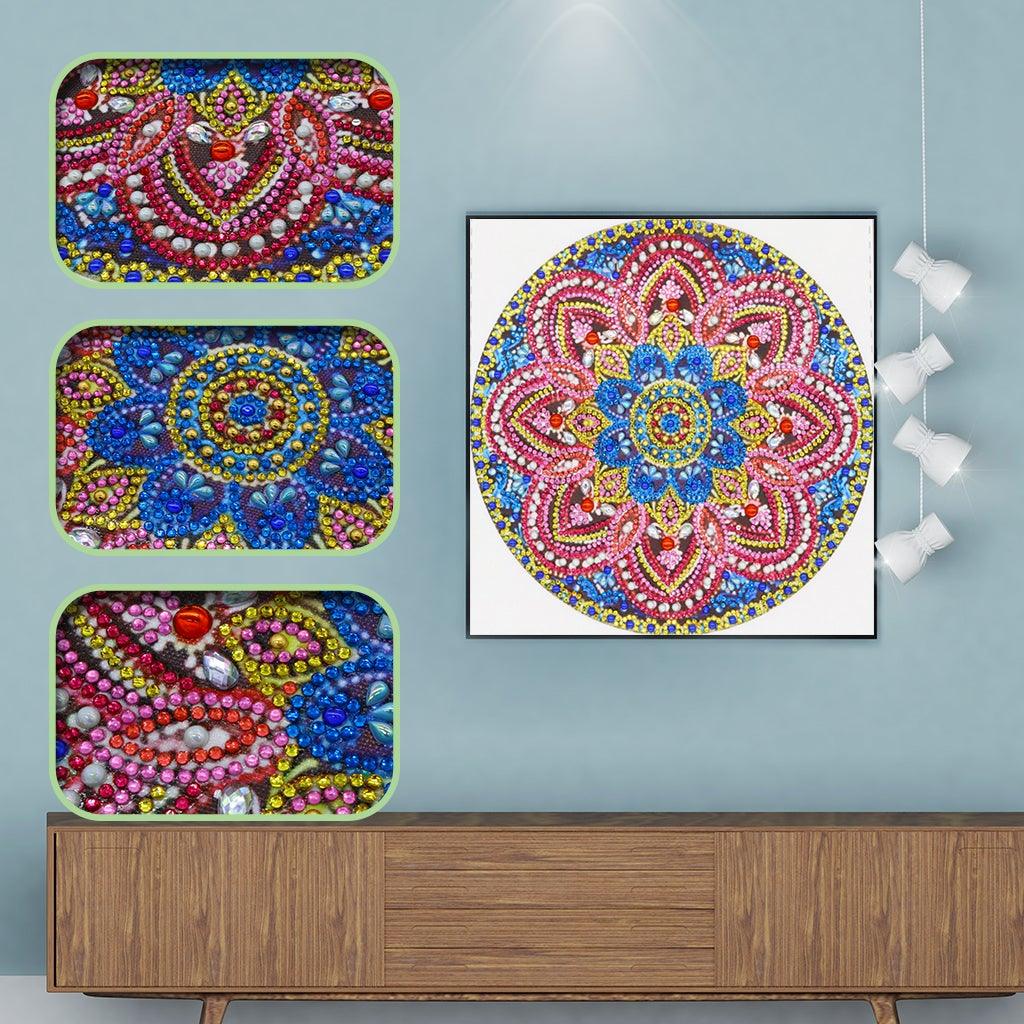 Crystal Rhinestone Diamond Painting Kit - Mandala - Hibah-Diamond painting art studio