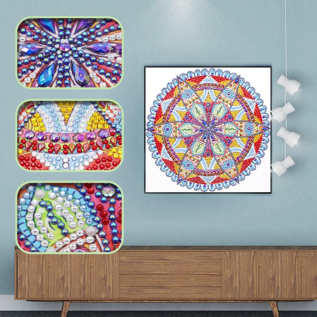Crystal Rhinestone Diamond Painting Kit | Mandala - Hibah-Diamond?painting art studio