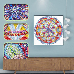 Crystal Rhinestone Diamond Painting Kit | Mandala - Hibah-Diamond?painting art studio