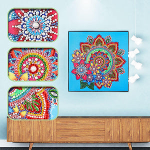 Crystal Rhinestone Diamond Painting Kit - Mandala - Hibah-Diamond painting art studio