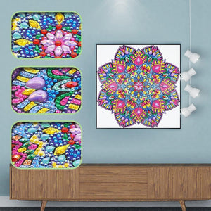 Crystal Rhinestone Diamond Painting Kit | Mandala - Hibah-Diamond?painting art studio