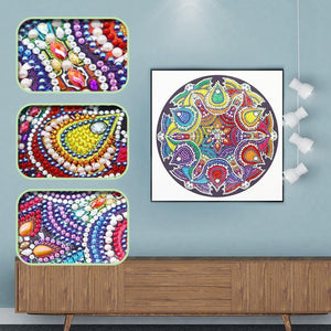 Crystal Rhinestone Diamond Painting Kit | Mandala - Hibah-Diamond?painting art studio