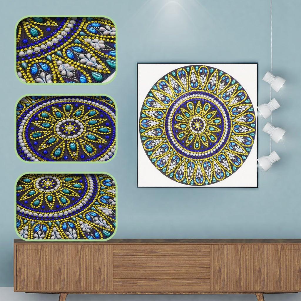 Crystal Rhinestone Diamond Painting Kit - Mandala - Hibah-Diamond painting art studio