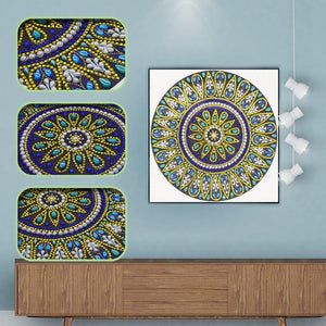 Crystal Rhinestone Diamond Painting Kit - Mandala - Hibah-Diamond painting art studio