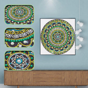 Crystal Rhinestone Diamond Painting Kit - Mandala - Hibah-Diamond painting art studio