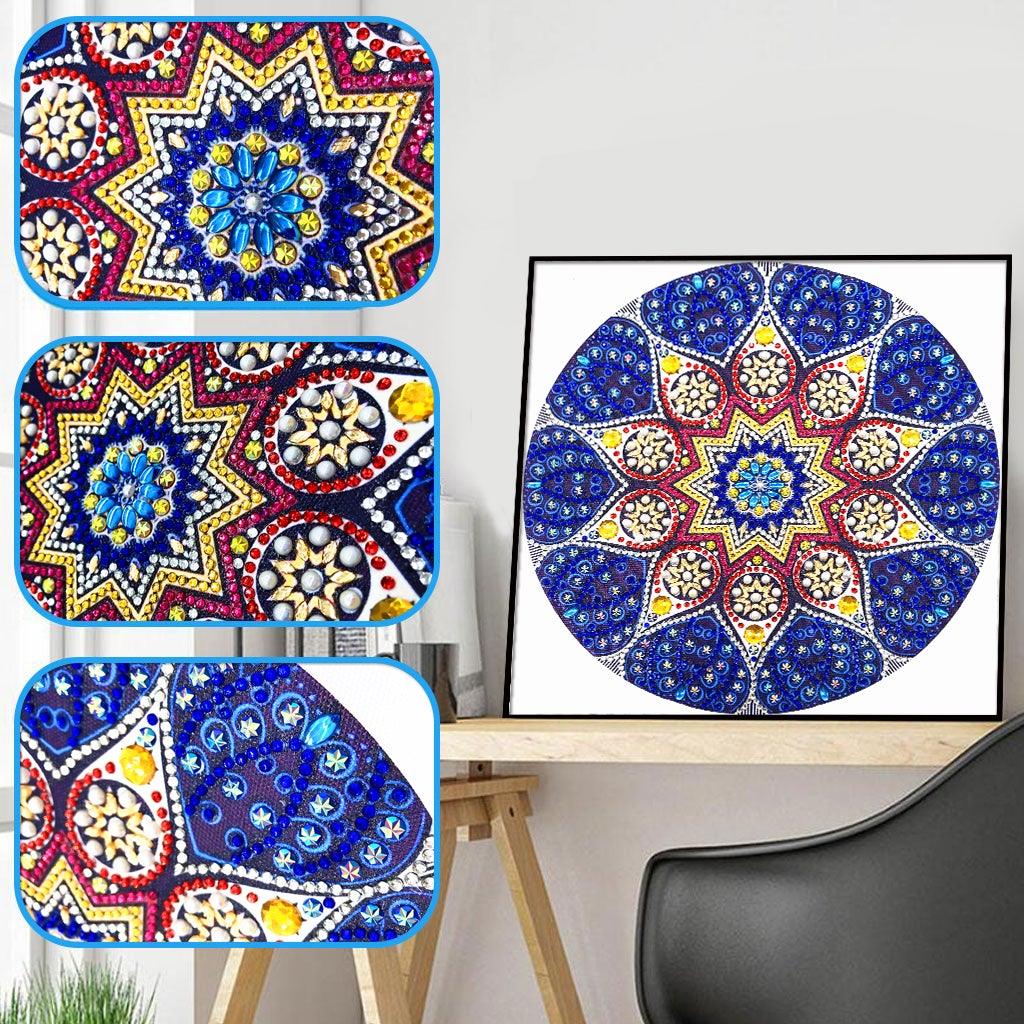 Crystal Rhinestone Diamond Painting Kit - Mandala - Hibah-Diamond painting art studio