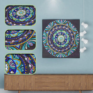 Crystal Rhinestone Diamond Painting Kit - Mandala - Hibah-Diamond painting art studio