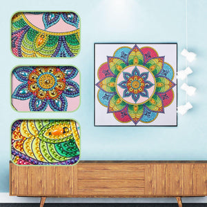Crystal Rhinestone Diamond Painting Kit - Mandala - Hibah-Diamond painting art studio