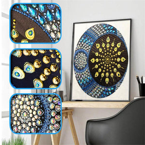 Crystal Rhinestone Diamond Painting Kit - Mandala - Hibah-Diamond painting art studio