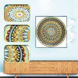 Crystal Rhinestone Diamond Painting Kit - Mandala - Hibah-Diamond painting art studio