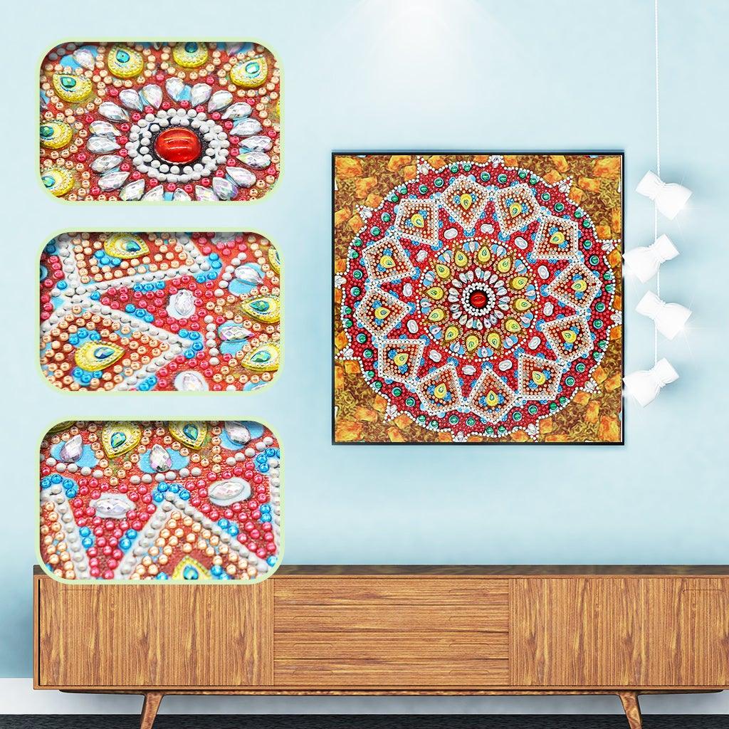 Crystal Rhinestone Diamond Painting Kit - Mandala - Hibah-Diamond?painting art studio