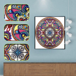 Crystal Rhinestone Diamond Painting Kit - Mandala - Hibah-Diamond painting art studio