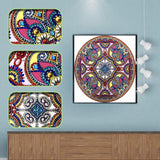 Crystal Rhinestone Diamond Painting Kit - Mandala - Hibah-Diamond painting art studio