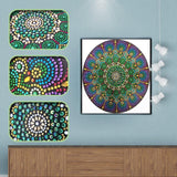 Crystal Rhinestone Diamond Painting Kit - Mandala - Hibah-Diamond painting art studio