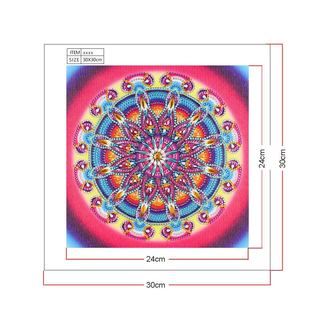 Crystal Rhinestone Diamond Painting Kit - Mandala - Hibah-Diamond painting art studio