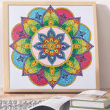 Crystal Rhinestone Diamond Painting Kit - Mandala - Hibah-Diamond painting art studio