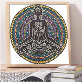 Crystal Rhinestone Diamond Painting Kit - Mandala - Hibah-Diamond painting art studio