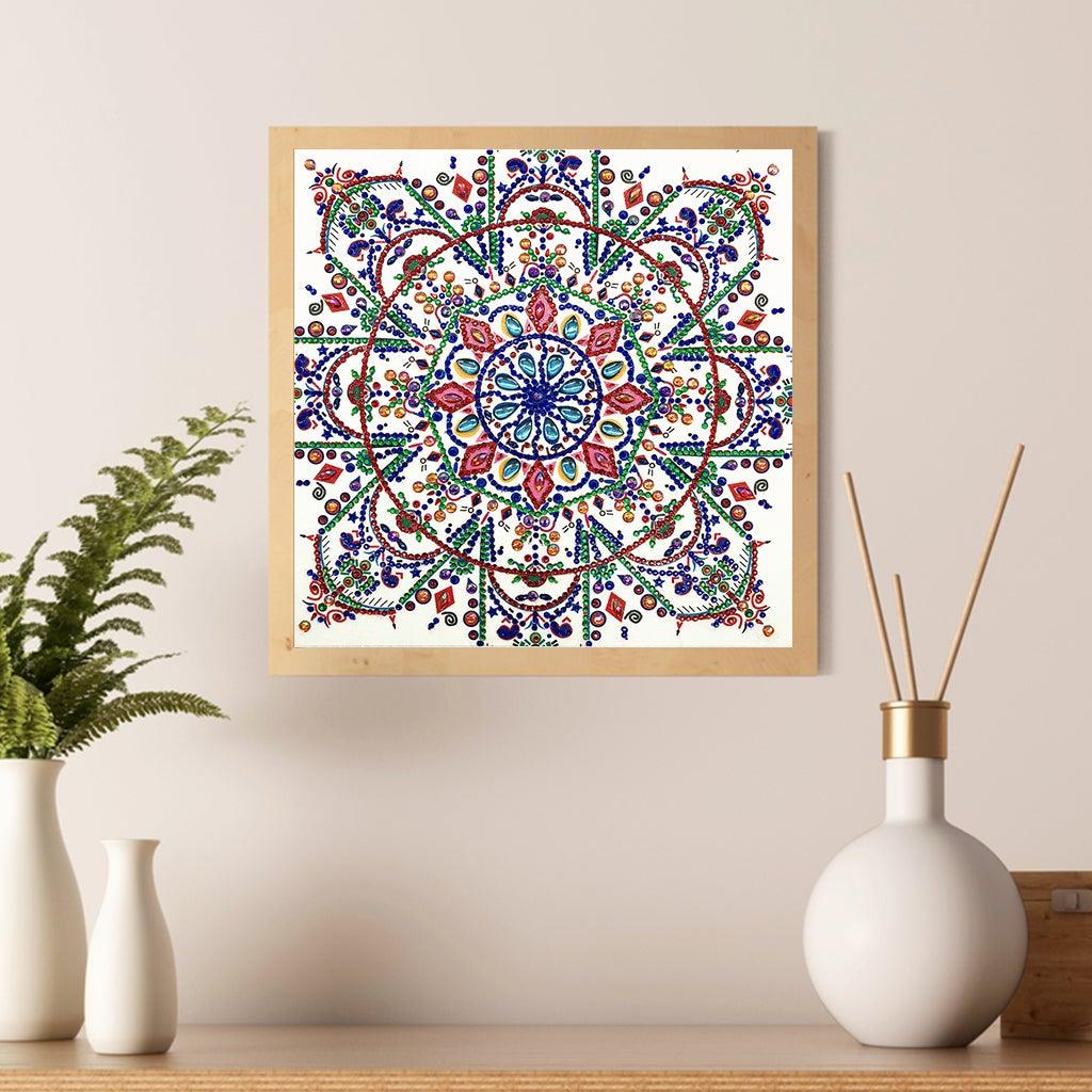 Crystal Rhinestone Diamond Painting Kit - Mandala - Hibah-Diamond painting art studio