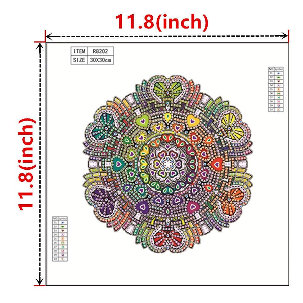 Crystal Rhinestone Diamond Painting Kit - Mandala - Hibah-Diamond painting art studio