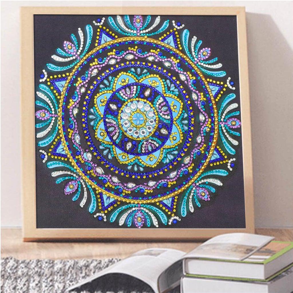 Crystal Rhinestone Diamond Painting Kit - Mandala - Hibah-Diamond painting art studio