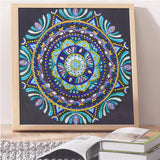 Crystal Rhinestone Diamond Painting Kit - Mandala - Hibah-Diamond painting art studio