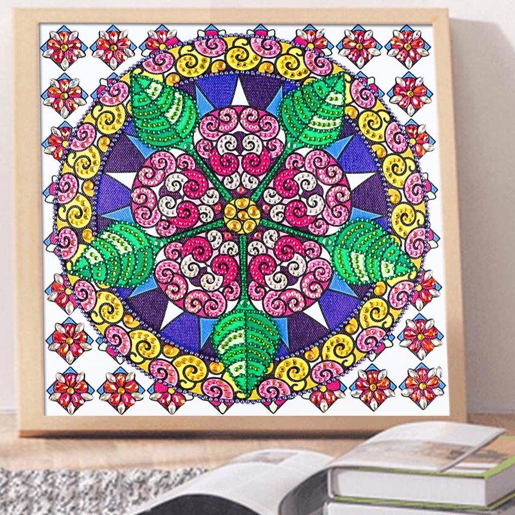 Crystal Rhinestone Diamond Painting Kit - Mandala - Hibah-Diamond painting art studio