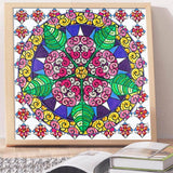Crystal Rhinestone Diamond Painting Kit - Mandala - Hibah-Diamond painting art studio