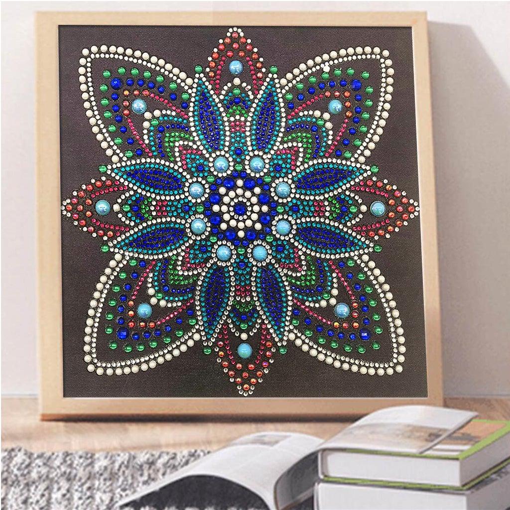 Crystal Rhinestone Diamond Painting Kit - Mandala - Hibah-Diamond painting art studio