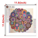 Crystal Rhinestone Diamond Painting Kit - Mandala - Hibah-Diamond painting art studio
