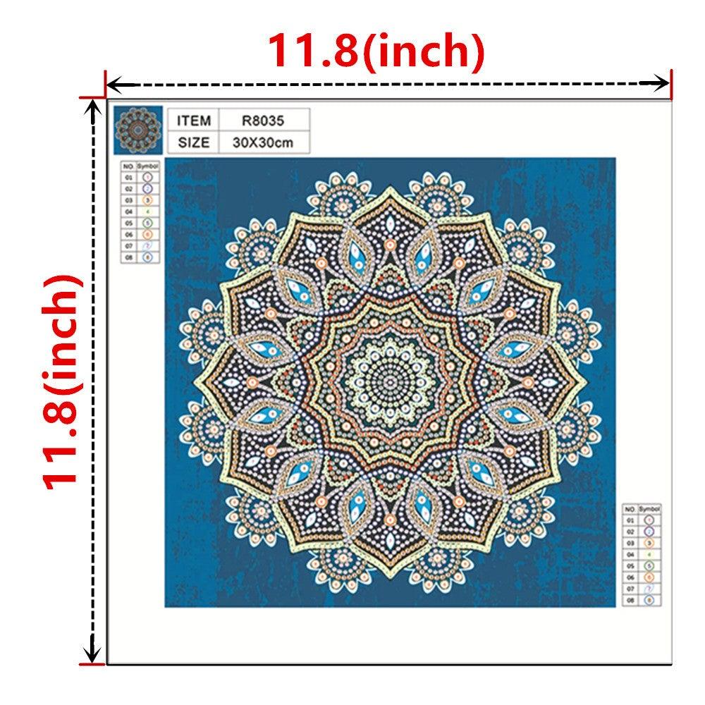 Crystal Rhinestone Diamond Painting Kit - Mandala - Hibah-Diamond painting art studio