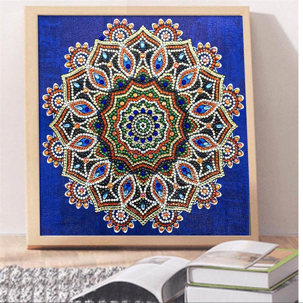 Crystal Rhinestone Diamond Painting Kit - Mandala - Hibah-Diamond painting art studio