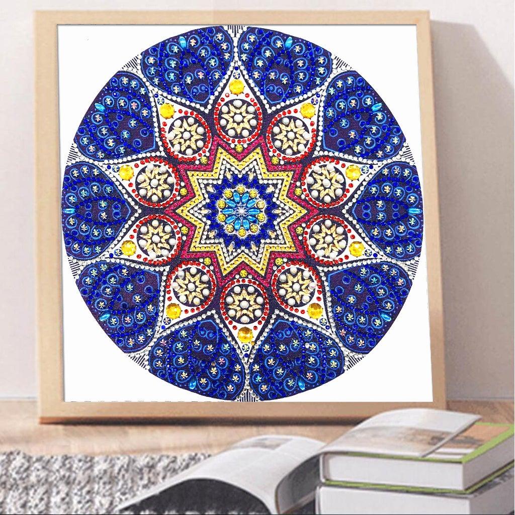 Crystal Rhinestone Diamond Painting Kit - Mandala - Hibah-Diamond painting art studio