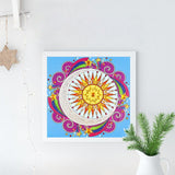 Crystal Rhinestone Diamond Painting Kit - Mandala - Hibah-Diamond painting art studio