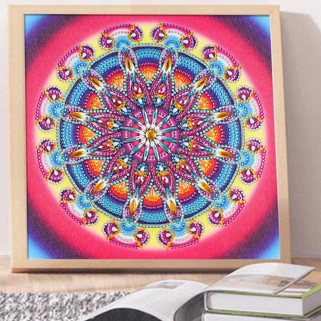 Crystal Rhinestone Diamond Painting Kit - Mandala - Hibah-Diamond painting art studio